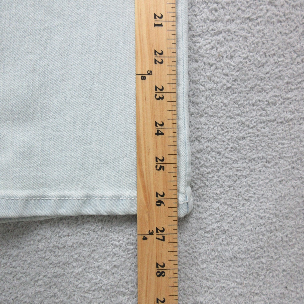 Gloria Vanderbilt Womens Wide Leg Crop Jeans 18 Light Blue 5 Pocket Denim Casual - Picture 6 of 14
